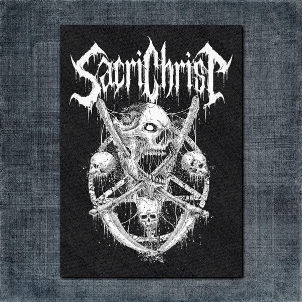 Sacrichrist Back Patch, Sacrichrist Artwork Big Back Patch