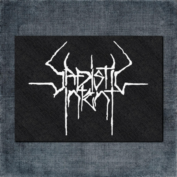 Sadistic Intent Back Patch, Sadistic Intent Logo Big Back Patch