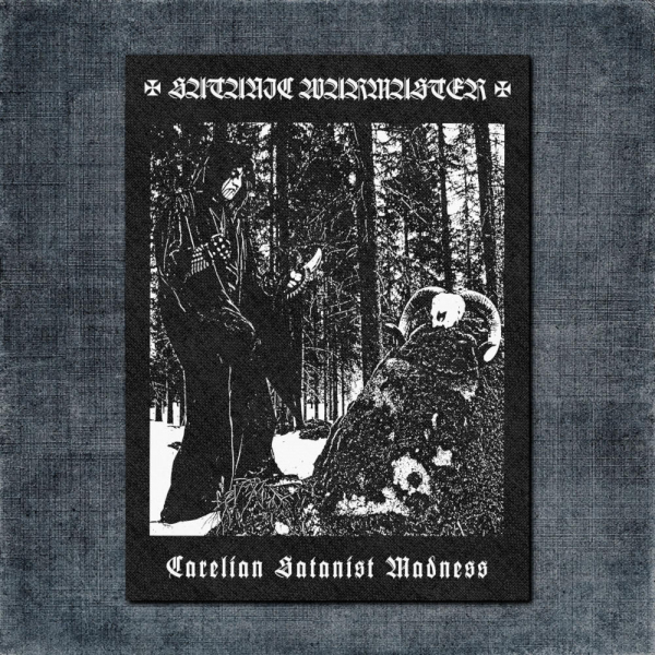 Satanic Warmaster Back Patch, Satanic Warmaster Carelian Satanist Madness Big Back Patch