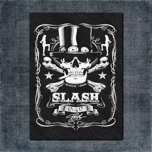 Saul Hudson Back Patch, Saul Hudson Artwork Big Back Patch