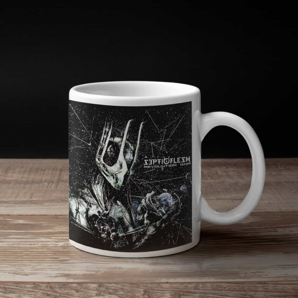 Septicflesh Coffee Mug, Septicflesh Revolution Dna Coffee Mug