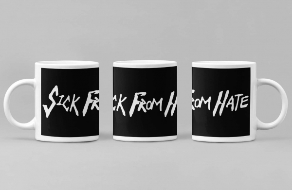 Sick from Hate Coffee Mug, Sick from Hate Logo Coffee Mug