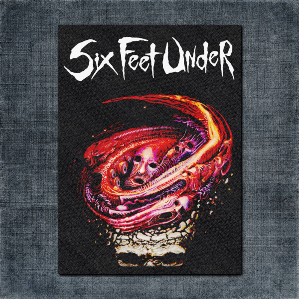 Six Feet Under Back Patch, Six Feet Under Undead Big Back Patch