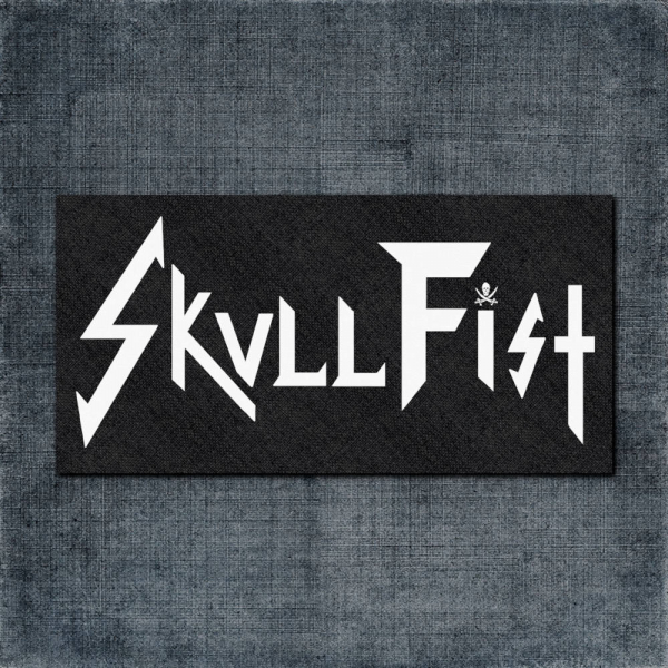 Skull Fist Back Patch, Skull Fist Logo Big Back Patch