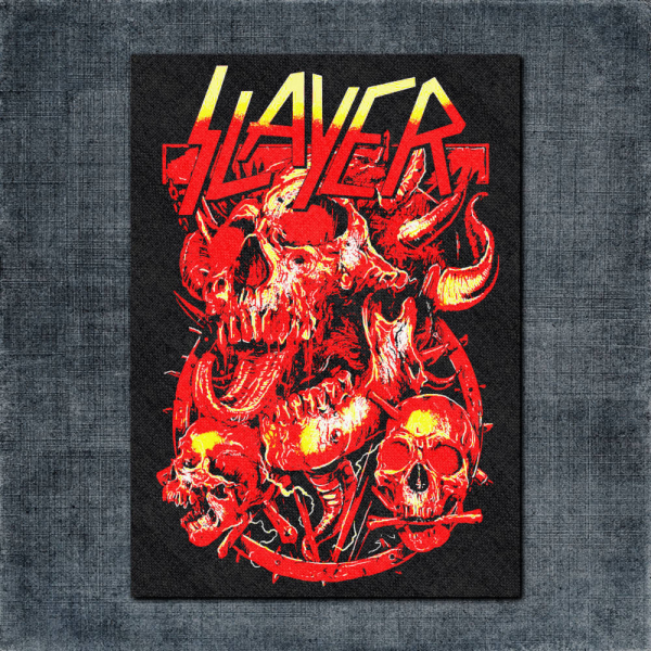 Slayer Back Patch, Slayer Artwork Big Back Patch