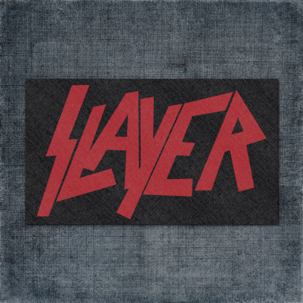 Slayer Back Patch, Slayer Band Logo Big Back Patch, Thrash Metal Merchandise