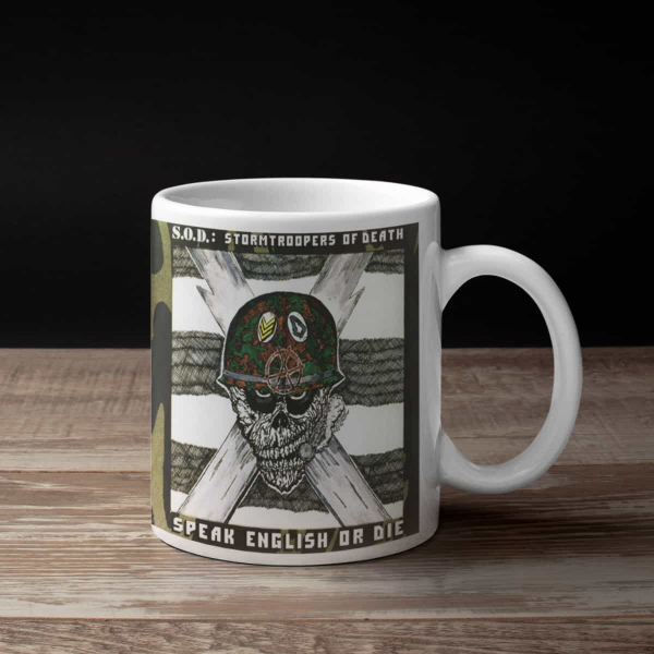 Stormtroopers Of Death S.O.D Coffee Mug, Stormtroopers Of Death S.O.D Speak English or Die Coffee Mug