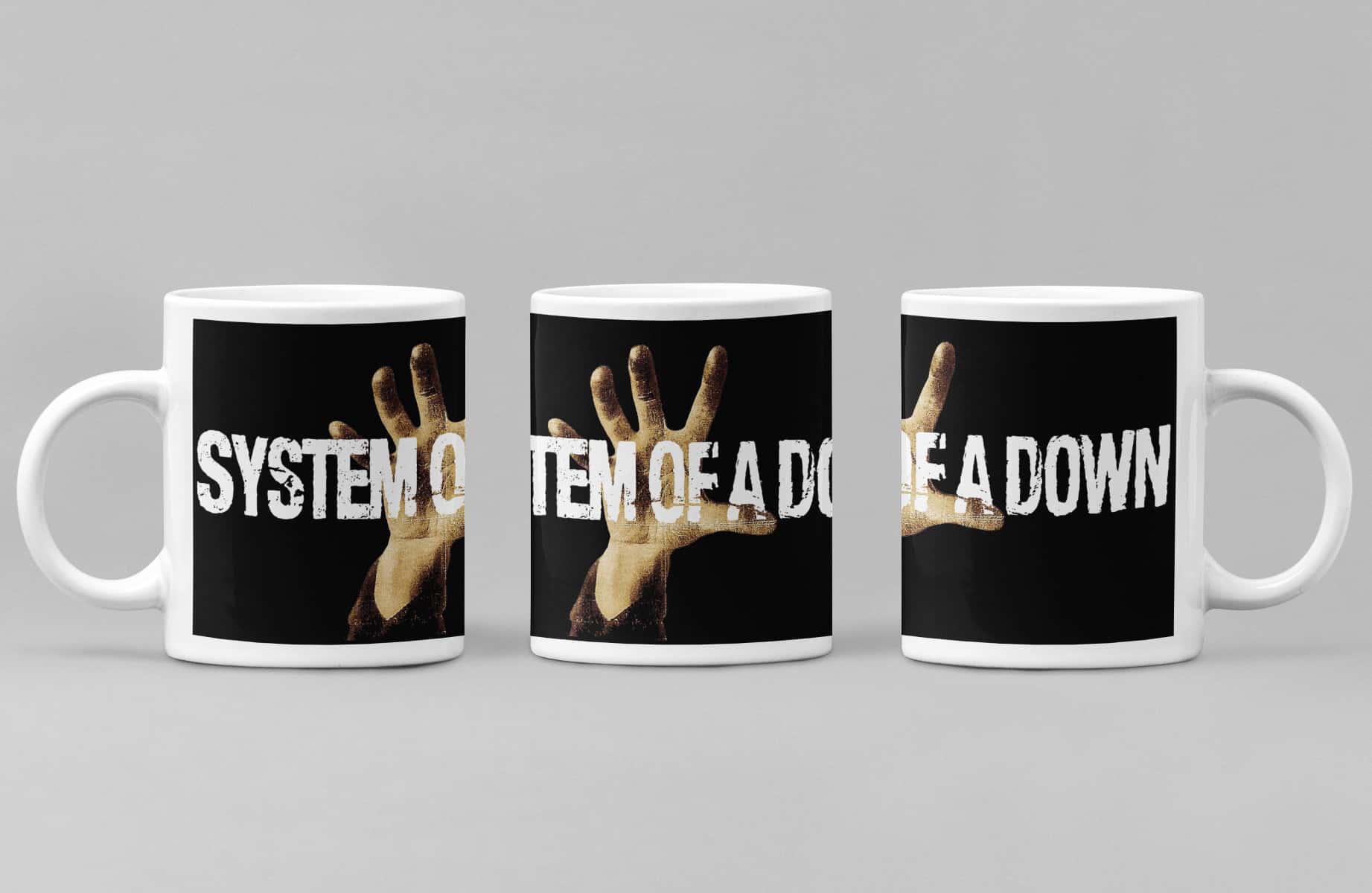System of A Down Coffee Mug, System of A Down Hand Coffee Mug