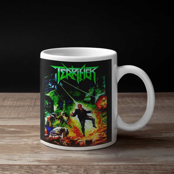 Terrifier Coffee Mug, Terrifier Weapons of Thrash Destruction Coffee Mug