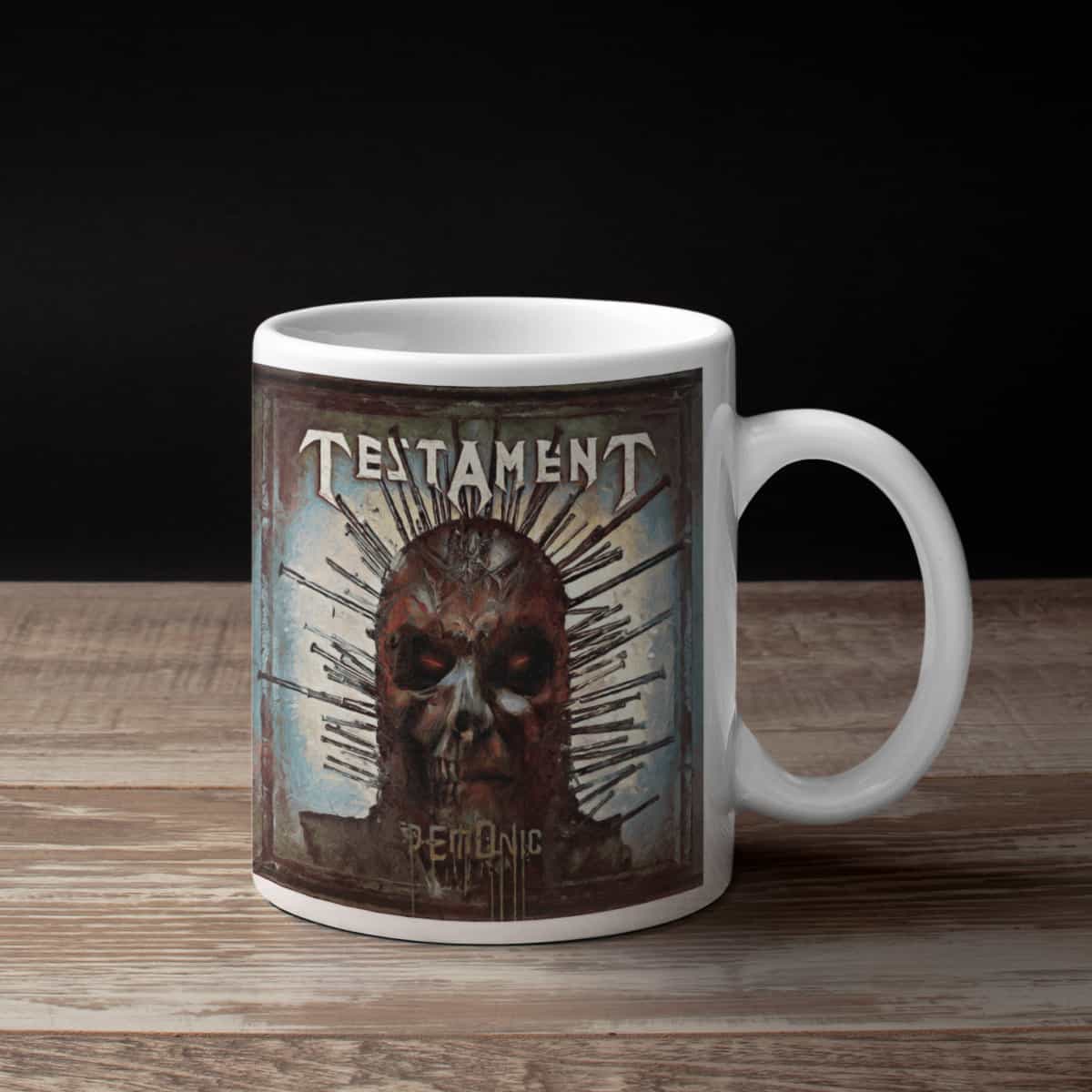 Testament Coffee Mug, Testament Demonic Mug
