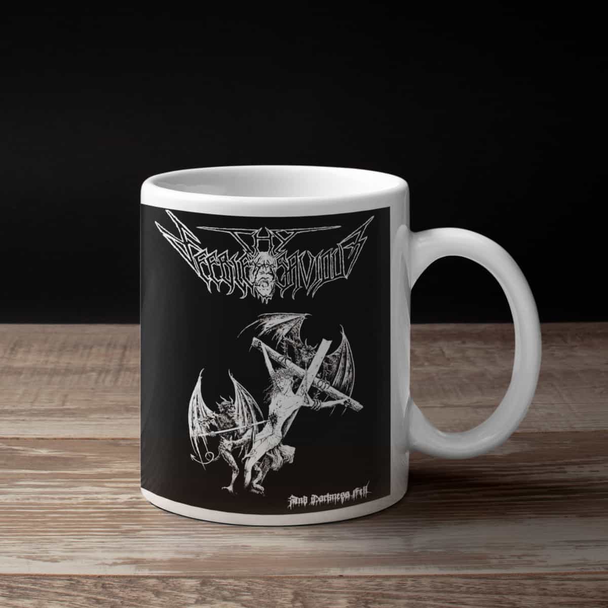 Thy Feeble Saviour Coffee Mug, Thy Feeble Saviour And Darkness Fell Coffee Mug