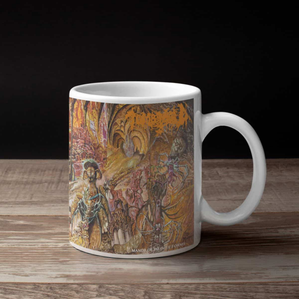 Tomb Mold Band Coffee Mug, Tomb Mold Manor of Infinite Forms Mug