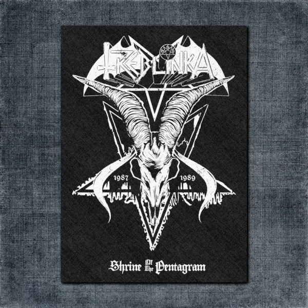 Treblinka Back Patch, Treblinka Shrine Of The Pentagram Big Back Patch