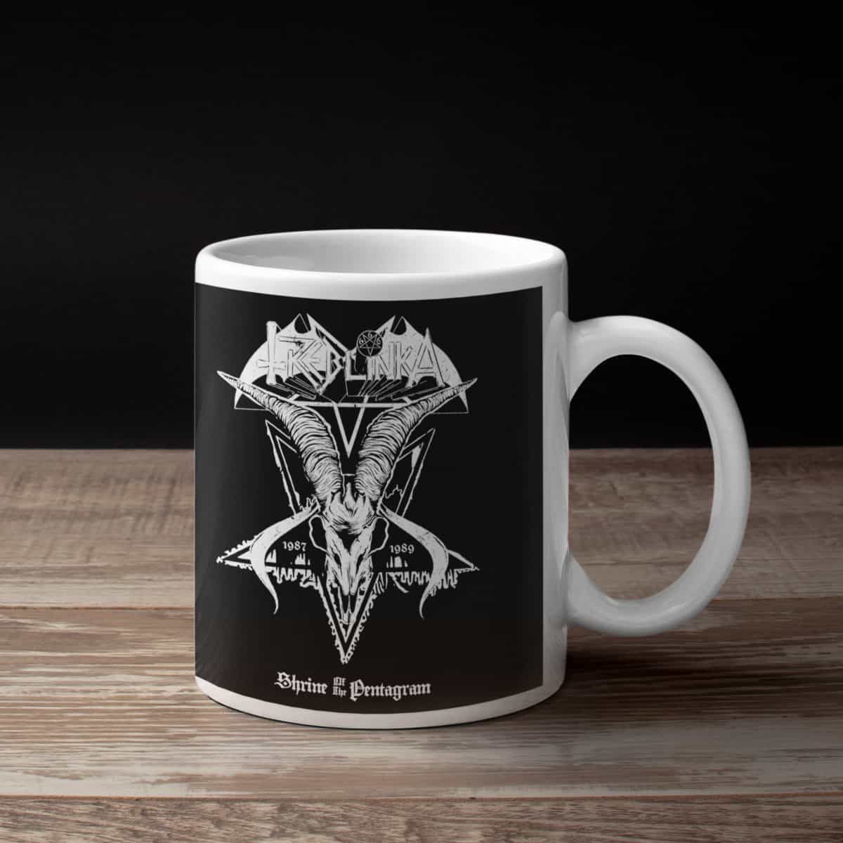 Treblinka Coffee Mug, Treblinka Shrine Of The Pentagram Coffee Mug