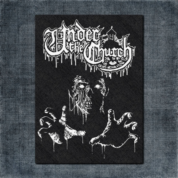 Under The Church Back Patch, Under The Church Logo Big Back Patch
