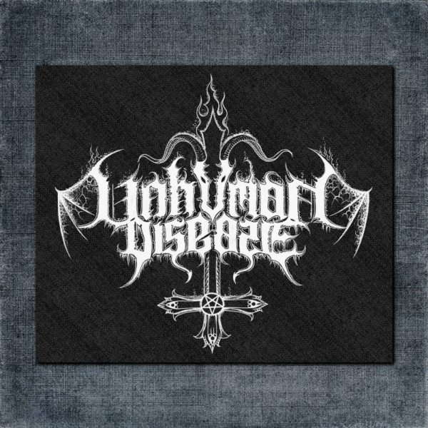 Unhuman Disease Back Patch, Unhuman Disease Logo Big Back Patch
