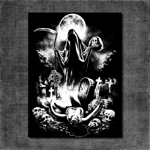 Vaultwraith Back Patch, Vaultwraith Artwork Big Back Patch