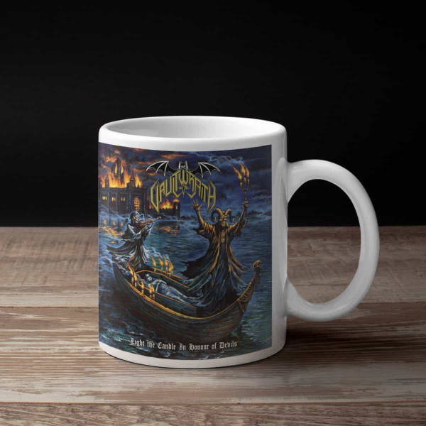 Vaultwraith Coffee Mug, Vaultwraith Light the Candle in Honour of Devils Coffee Mug