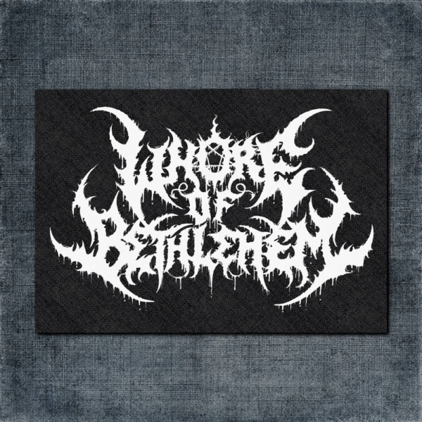 Whore of Bethlehem Back Patch, Whore of Bethlehem Logo Big Back Patch