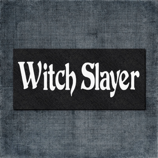 Witch Slayer Back Patch, Witch Slayer Logo Big Back Patch