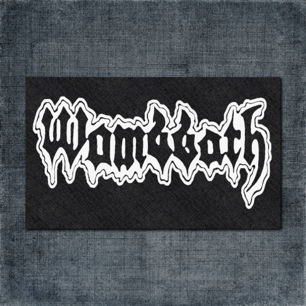 Wombbath Back Patch, Wombbath Logo Big Back Patch