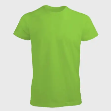 Custom Design Light Green T-Shirt For Men (Unisex)